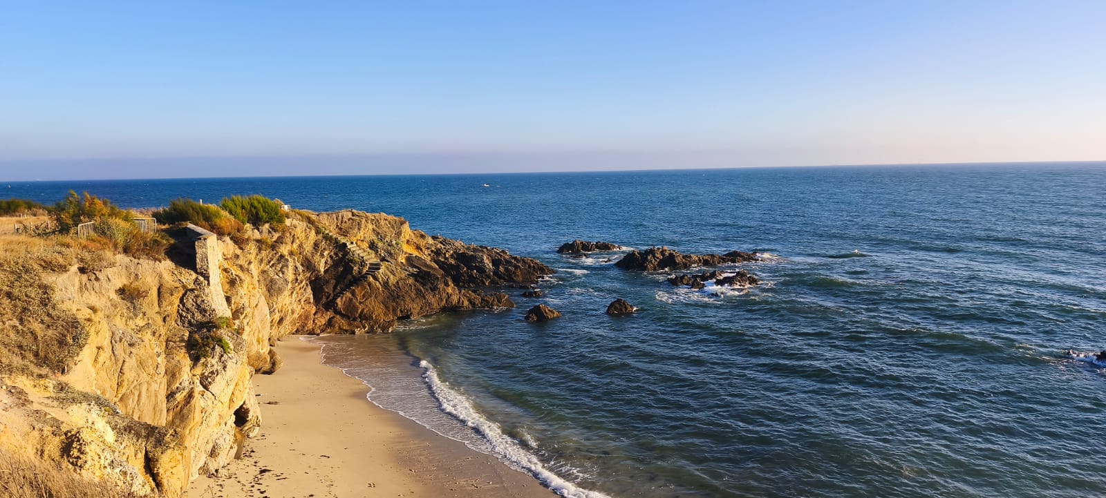 côte sauvage le pouliguen , pointe penchâteau